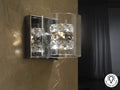 Aplique Flash 1 luz cromo