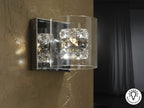 Aplique Flash 1 luz cromo
