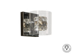 Aplique Flash 1 luz cromo