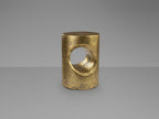 Mesa auxiliar Hole oro patinado