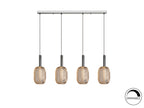 Lámpara de techo Micrón lineal 4 luces