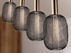 Lámpara de techo Micrón lineal 4 luces