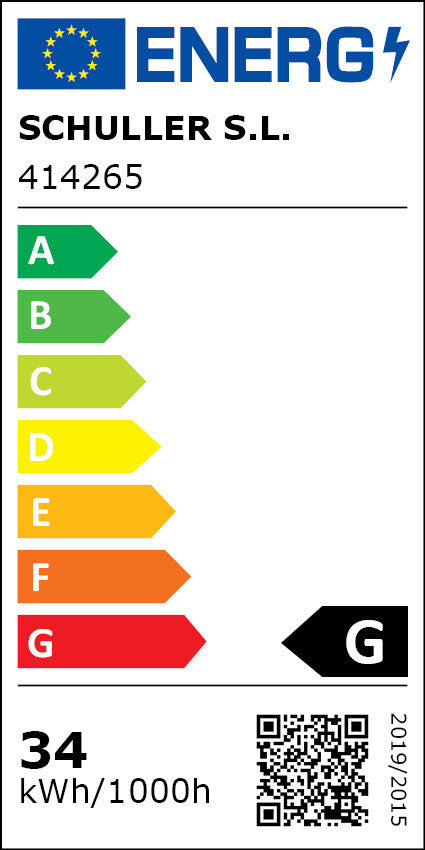 Aplique LED Omnio - etiqueta energética