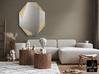 Espejo Laverna 120 × 92 pan de oro