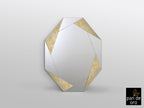 Espejo Laverna 120 × 92 pan de oro