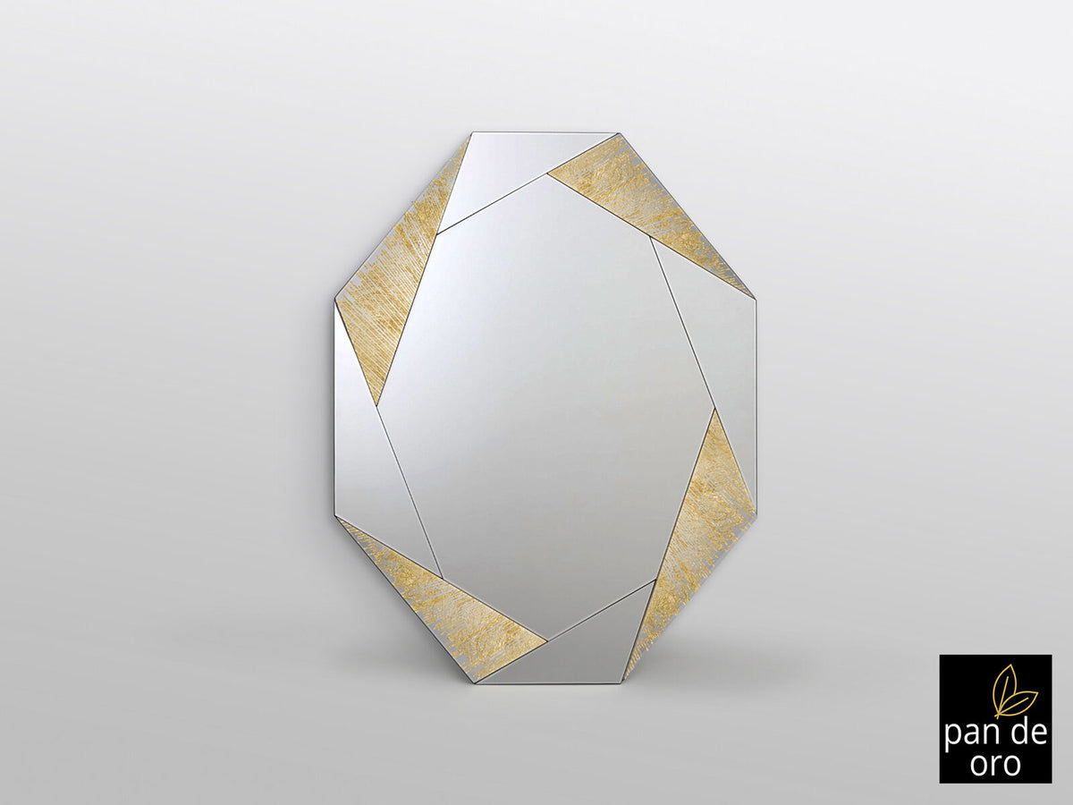 Espejo Laverna 120 × 92 pan de oro
