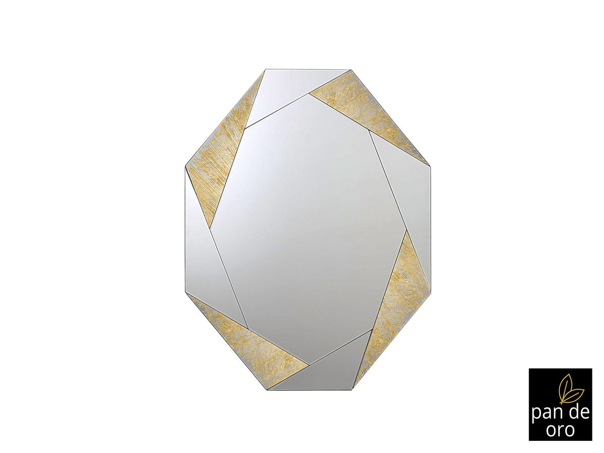 Espejo Laverna 120 × 92 pan de oro