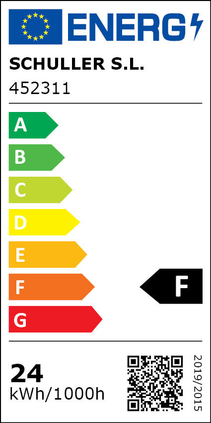 Lámpara de techo Lágrimas rectangular 12 luces oro rosa - etiqueta energética
