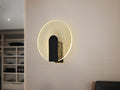 Aplique LED Auris negro mate Ø19
