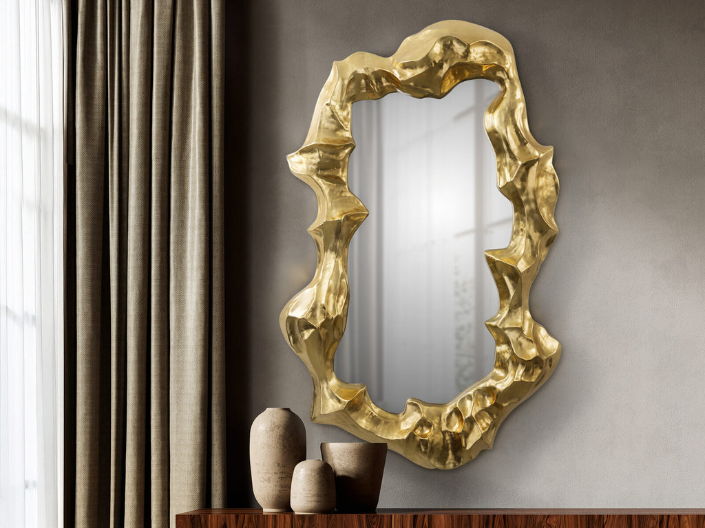 Espejo Tatum 151 × 95 pan de oro