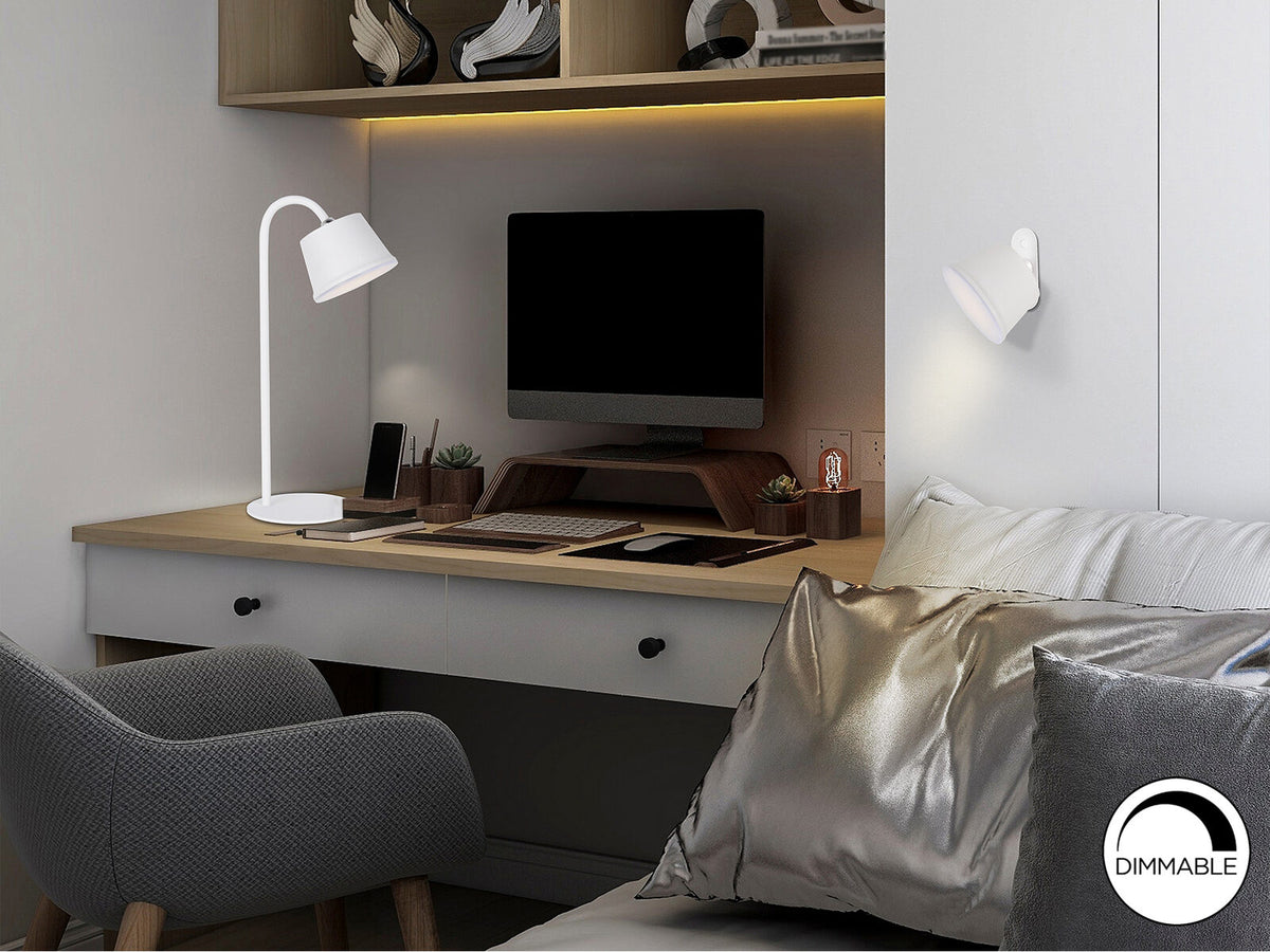 Lámpara de mesa portátil LED Cuco