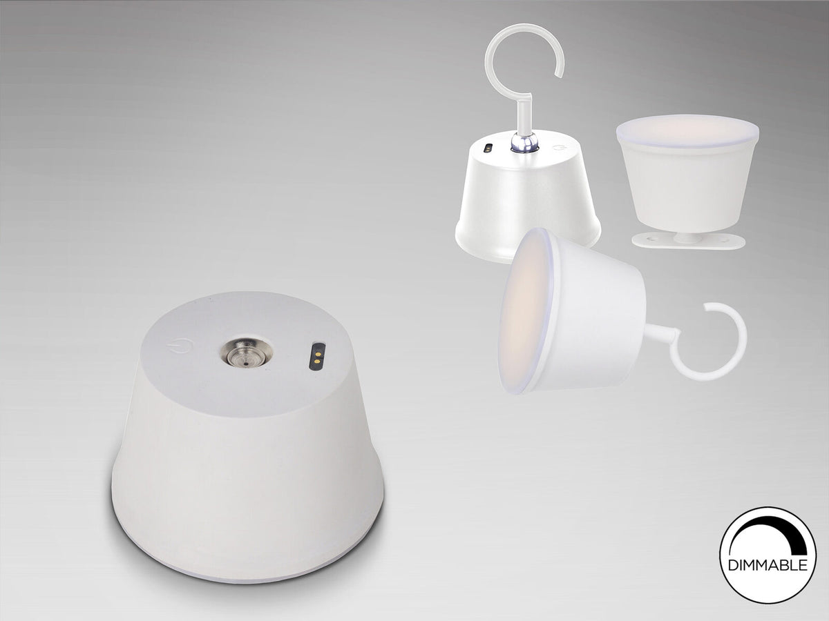 Lámpara de mesa portátil LED Cuco