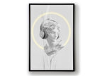 Cuadro con luz LED Busto blanco 80 × 120