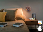 Aplique de lectura LED Biblos marrón óxido