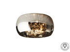 Plafón Argos 5 luces cromo Ø40