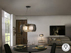 Lámpara de techo Argos 6 luces cromo Ø50