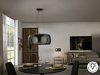 Lámpara de techo Argos 6 luces cromo Ø50