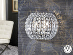 Aplique Diamond 2 luces cromo
