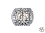 Aplique Diamond 2 luces cromo