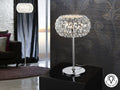 Lámpara de mesa Diamond 3 luces cromo