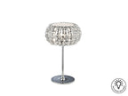 Lámpara de mesa Diamond 3 luces cromo