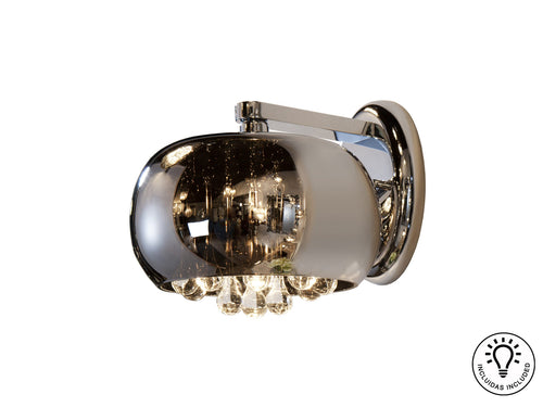 Aplique Argos 1 luz cromo