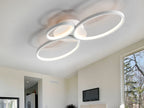 Plafón LED Sios 3 aros blanco
