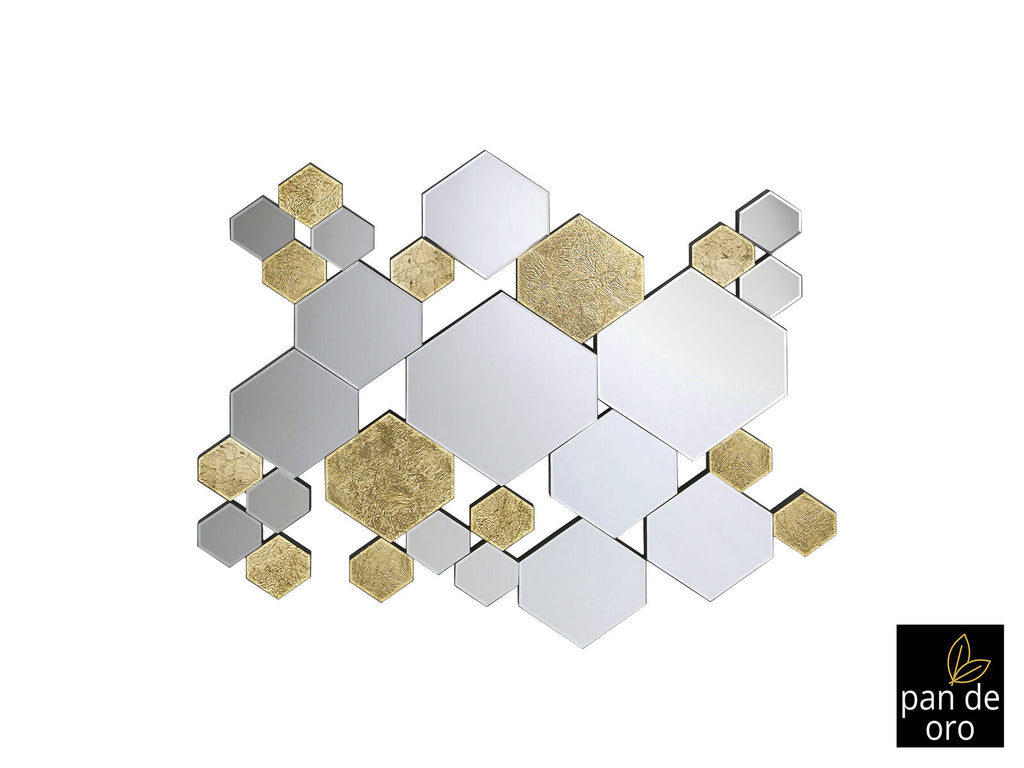 Espejo Nadia 121 × 92 pan de oro