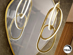 Lámpara de techo Nexo 3 luces oro brillo