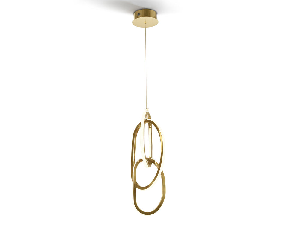 Lámpara de techo Nexo 3 luces oro brillo