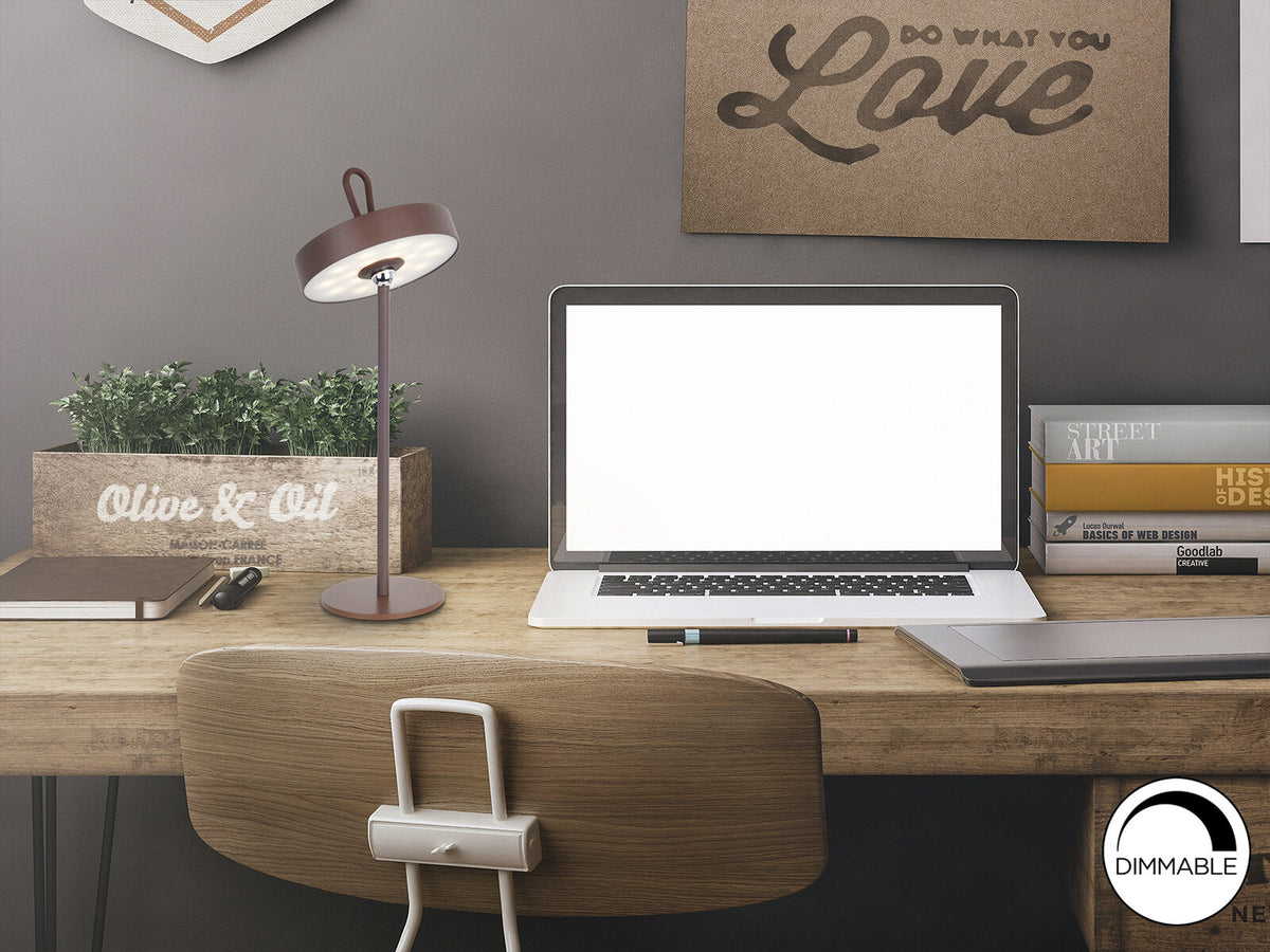 Lámpara de mesa portátil LED Gong