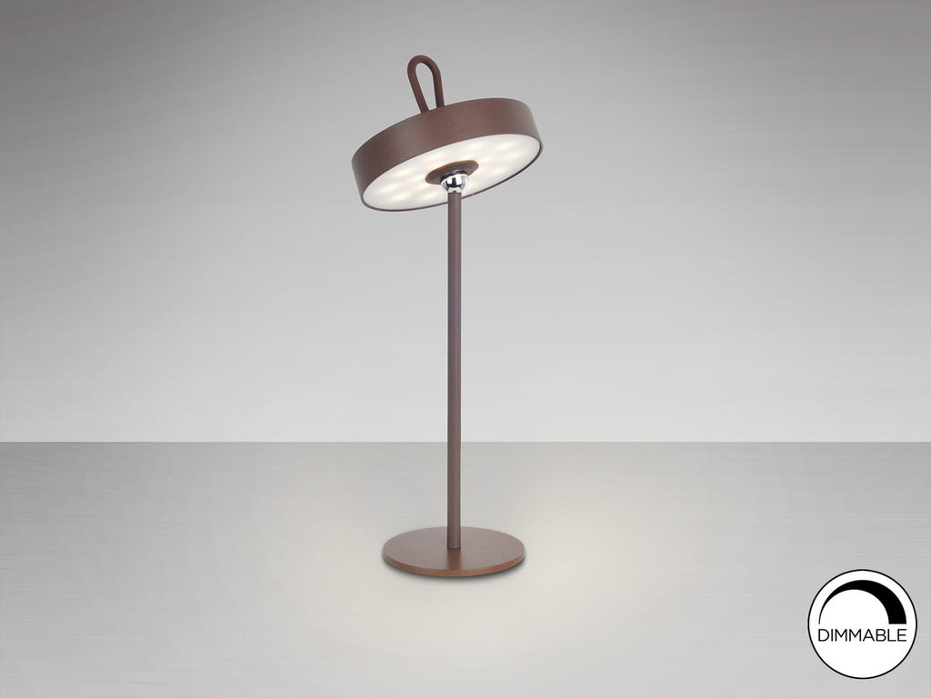 Lámpara de mesa portátil LED Gong