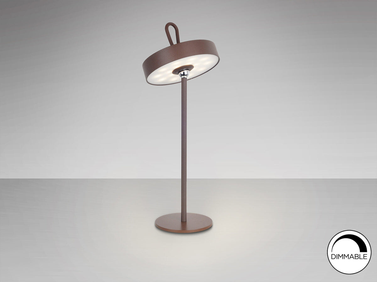 Lámpara de mesa portátil LED Gong
