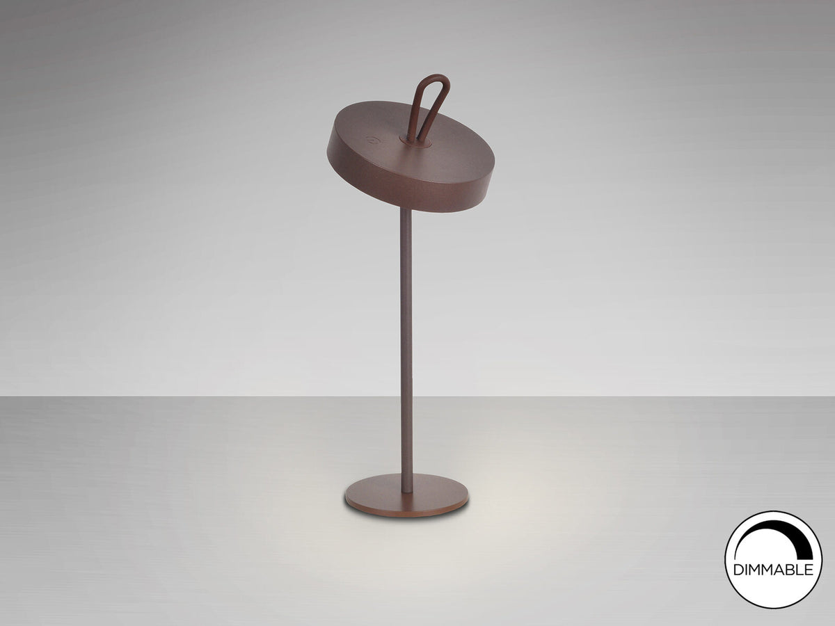 Lámpara de mesa portátil LED Gong