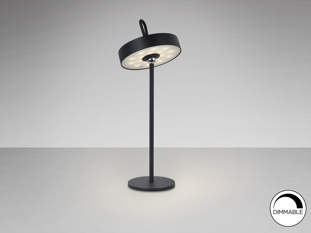 Lámpara de mesa portátil LED Gong