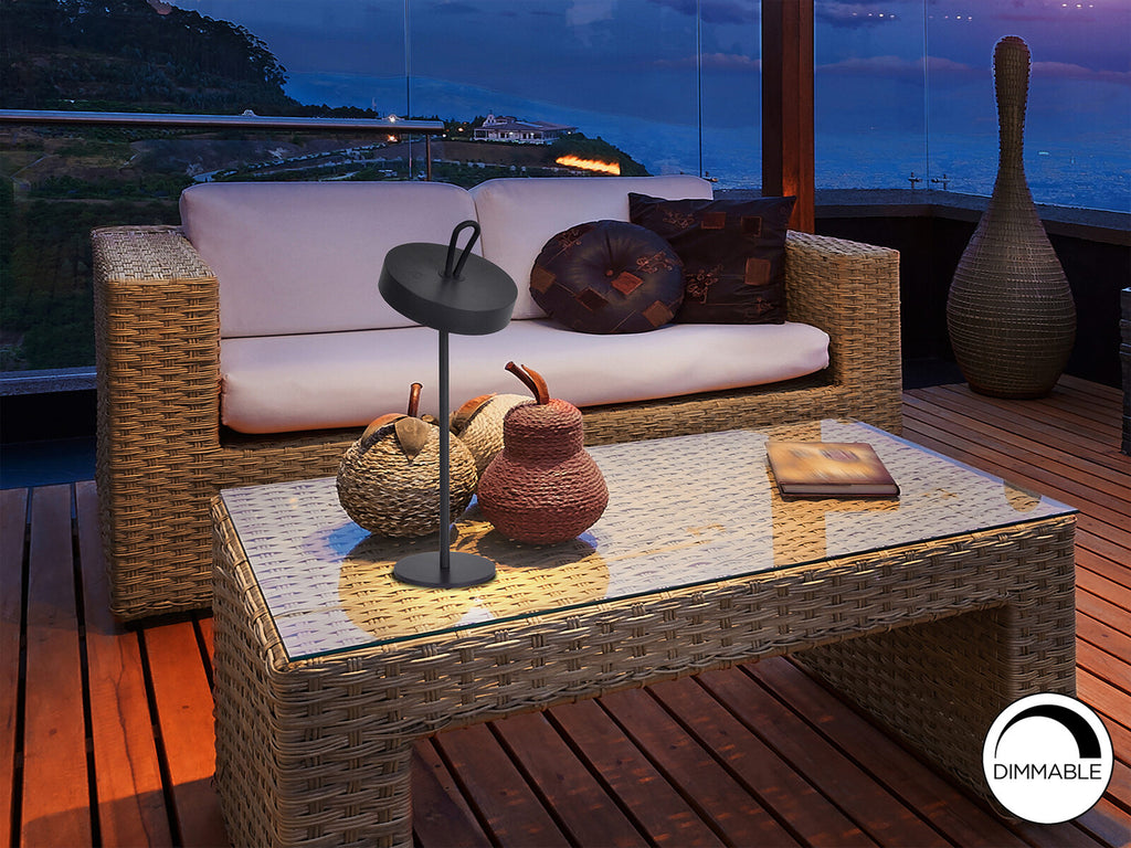 Lámpara de mesa portátil LED Gong
