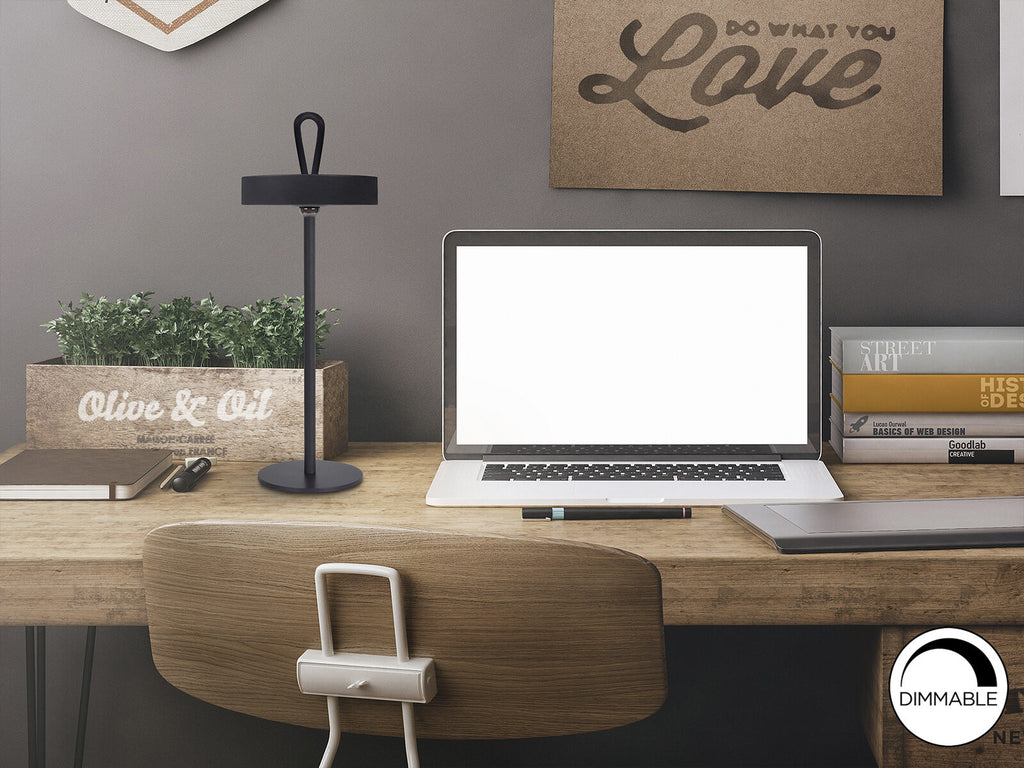 Lámpara de mesa portátil LED Gong
