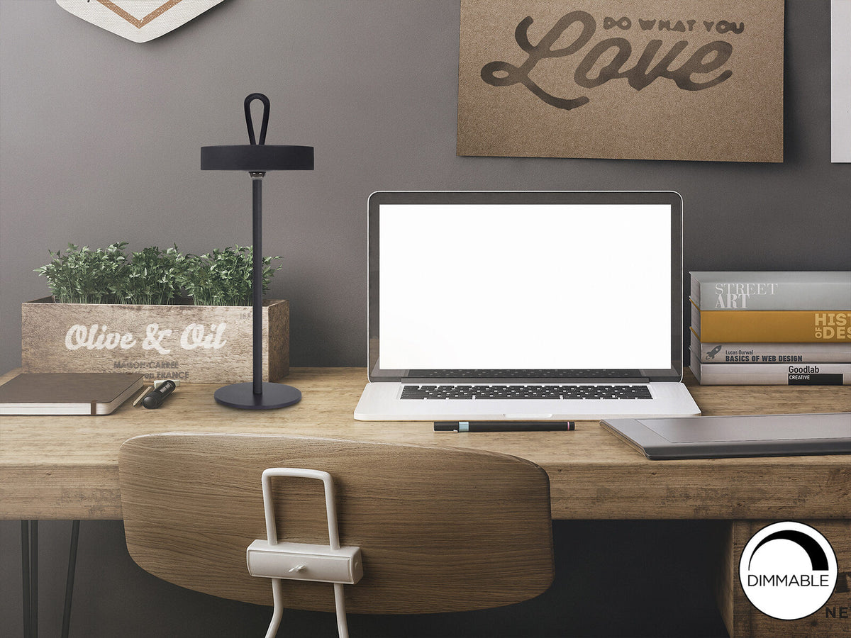 Lámpara de mesa portátil LED Gong