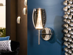 Aplique LED Nebula 1 luz cromo