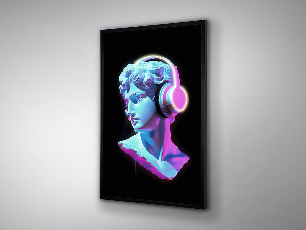 Cuadro con luz LED Busto color 80 × 120