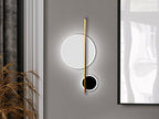 Aplique LED Duo 2 luces blanco y negro