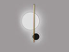 Aplique LED Duo 2 luces blanco y negro