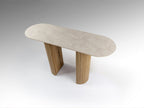 Consola Irati piedra y madera