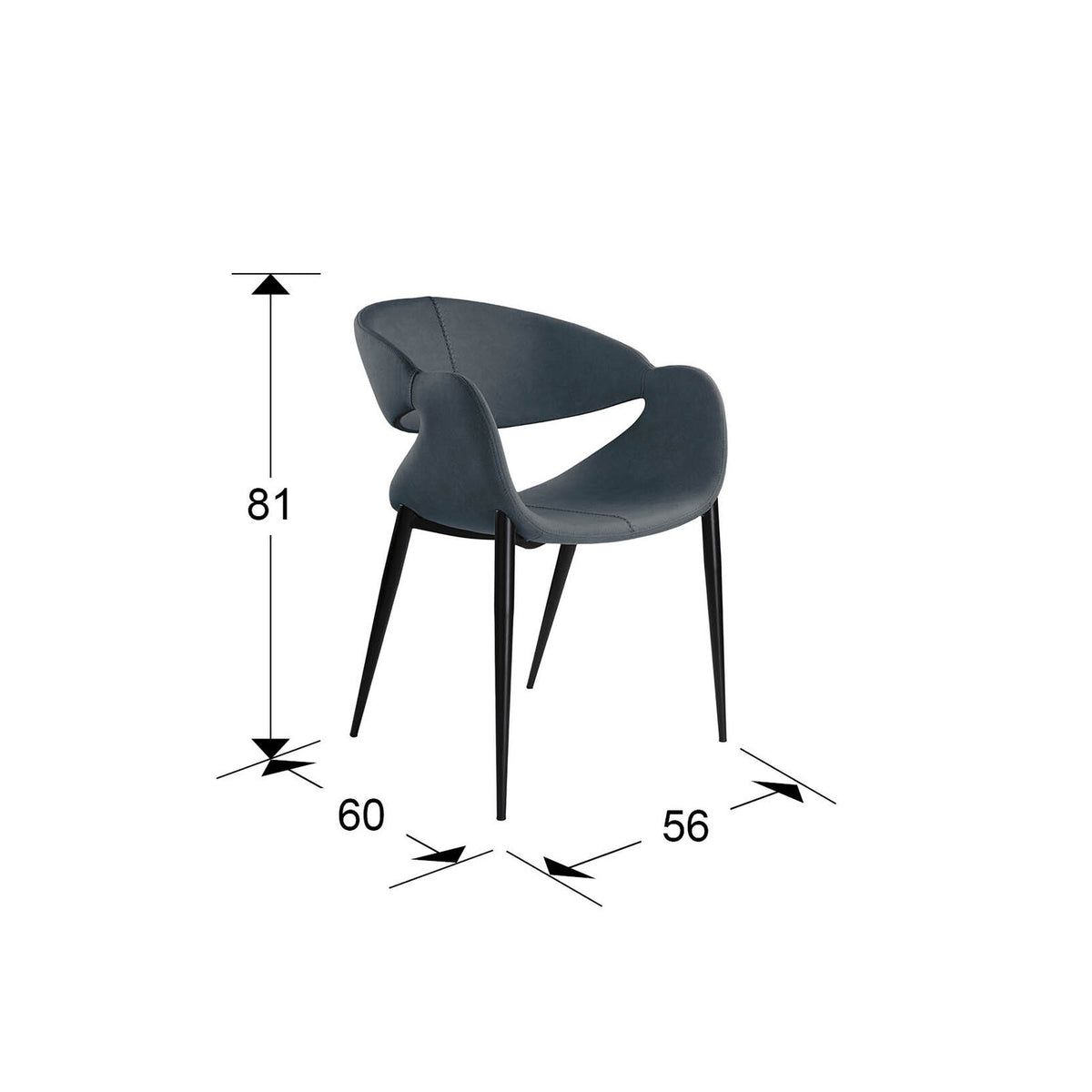 Sillón Giro - medidas