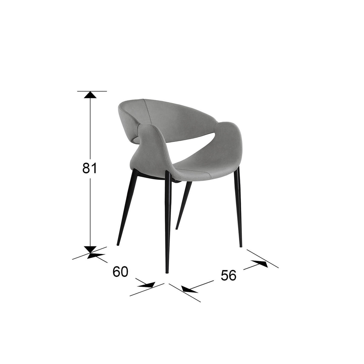 Sillón Giro - medidas