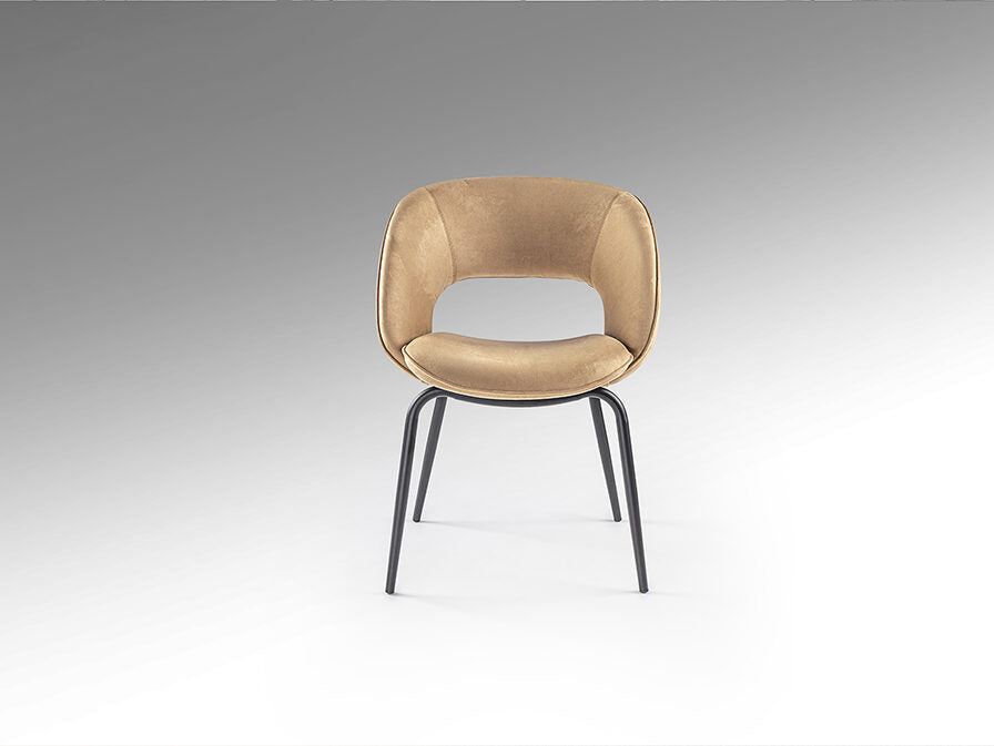 Silla Nim camel y negro