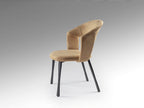 Silla Willy camel y negro