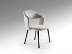 Silla Willy piedra y negro
