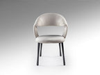 Silla Willy piedra y negro
