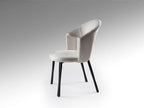 Silla Willy piedra y negro